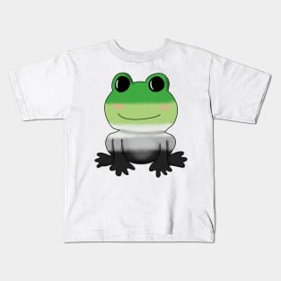 Aromantic Frog Kids T-Shirt